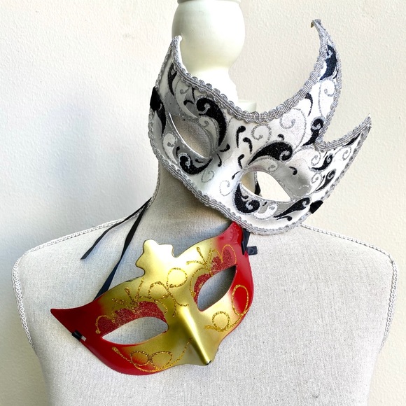Accessories - SET OF 2 MASQUERADE MASK - HALLOWEEN